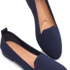Women's Sparkly Flats Shoes Shiny Mesh Loafers Shoes Soft Memory Foam Flats